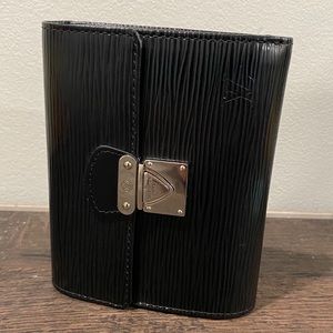 Louis Vuitton Black Epi Leather Koala Wallet